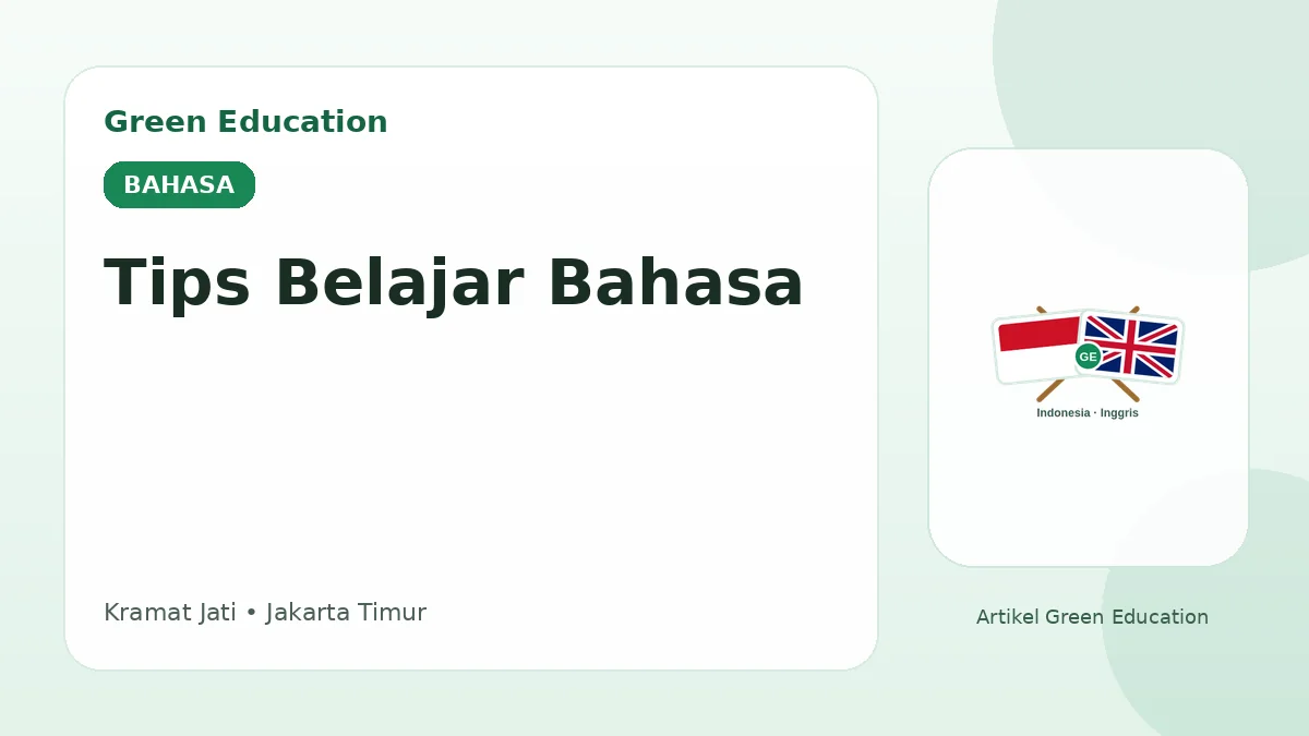 Kenapa Belajar Bahasa Inggris Sebaiknya Dimulai dari Level yang Tepat? - Green Education